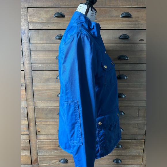 J.Crew Downtown Field Jacket S Ocean Blue - Picture 2 of 7